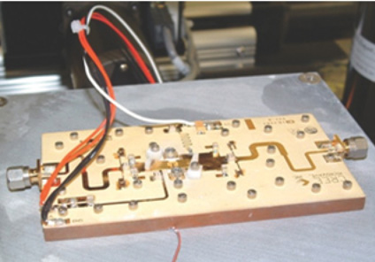 DUT in fixture with external TC